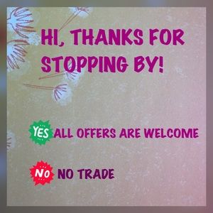 I ACCEPT REASONABLE OFFERS!